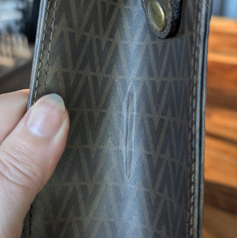 Brown MARIO VALENTINO Vintage Clutch - Picture 5 of 12